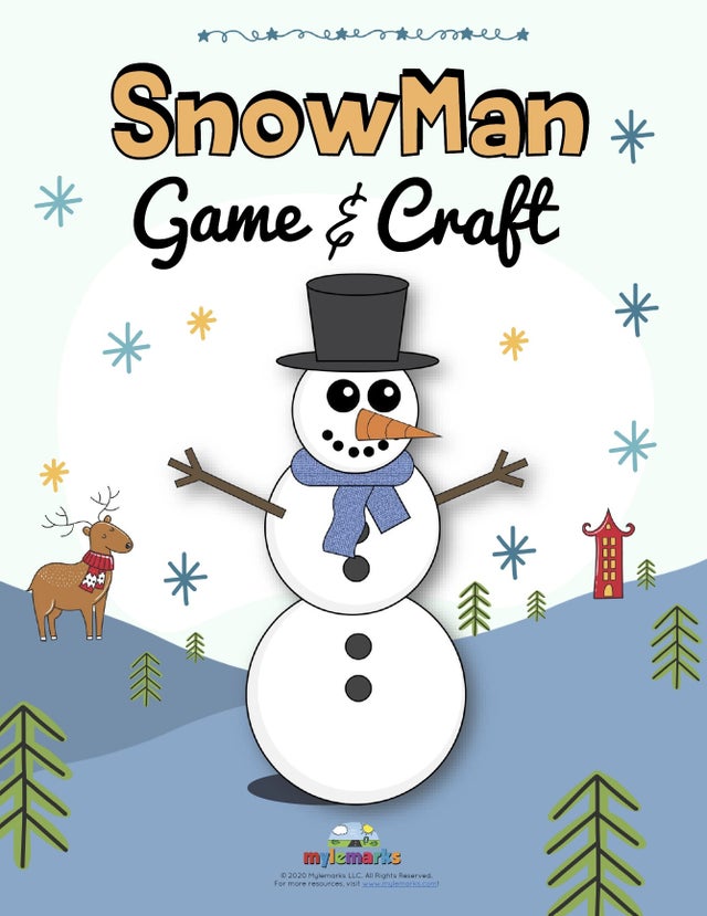 Snow-Man Game & Craft